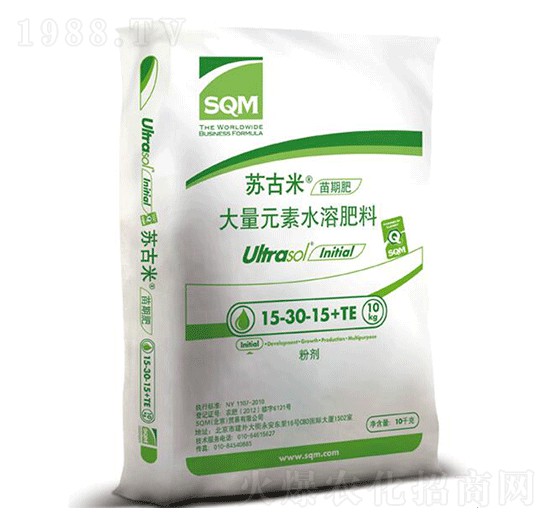 苗期專用大量元素水溶肥料15-30-15+TE-蘇古米-沐春農(nóng)資