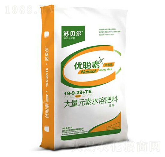 大量元素水溶肥料19-9-29+TE-優(yōu)聰素-沐春農(nóng)資
