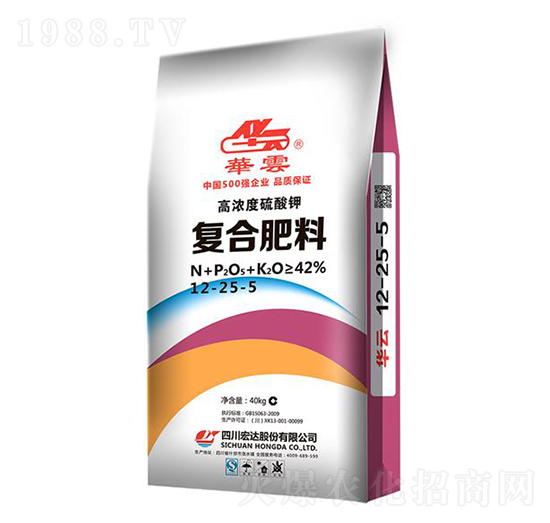 高濃度純硫基復合肥料12-25-5-華云-宏達股份