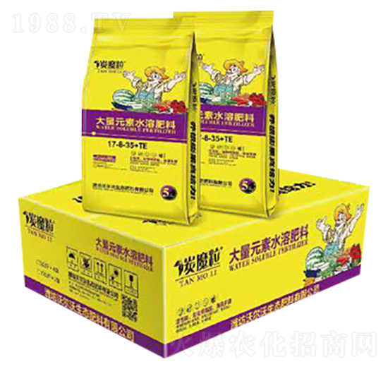 大量元素水溶肥料17-8-35+TE-炭魔粒-倍爾德