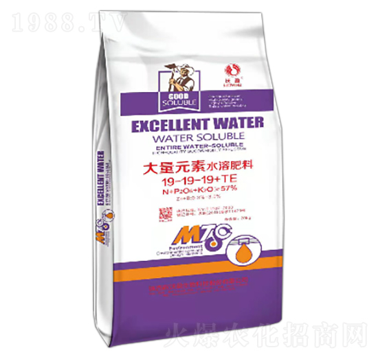 大量元素水溶肥料19-19-19+TE-沃盈生物
