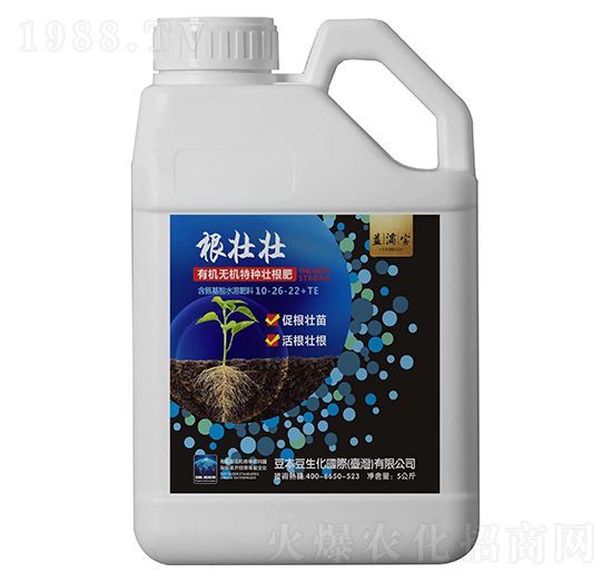 有機無機特種壯根肥10-26-22+TE-根壯壯-豆本豆