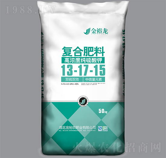 高濃度硫酸鉀復(fù)合肥料13-17-15-金裕龍-金裕農(nóng)