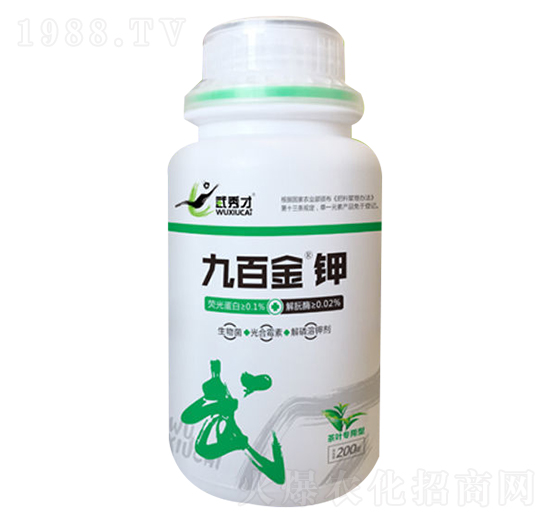 200ml茶葉專(zhuān)用型微生物菌劑-九百金鉀-銳亨作物