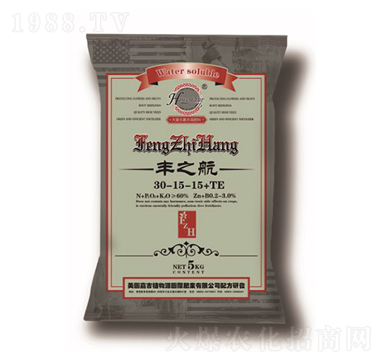 大量元素水溶肥30-15-15+TE-東升陽