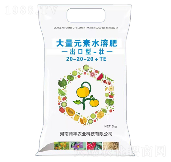 出口型大量元素水溶肥料20-20-20+TE-壯-騰豐農(nóng)業(yè)