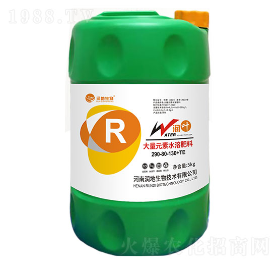 大量元素水溶肥料290-80-130+TE-潤(rùn)葉-潤(rùn)地生物