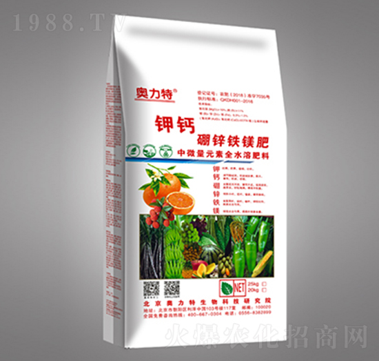 鉀鈣硼鋅鐵鎂肥-奧力特-嘉思頓