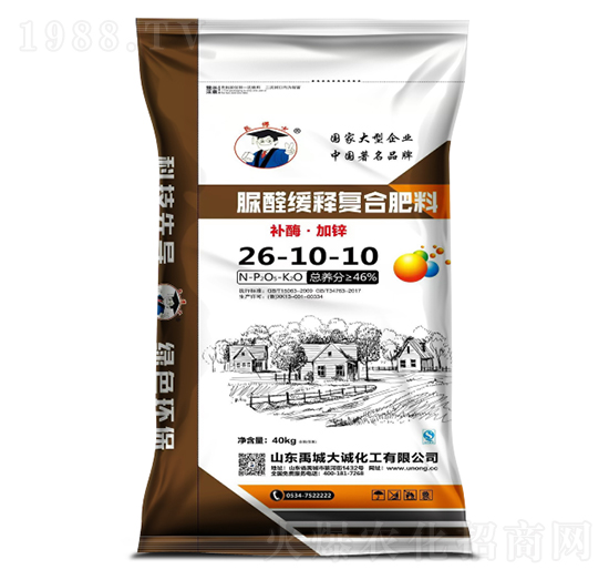 脲醛緩釋復合肥料26-10-10-民博士-聚農(nóng)生物