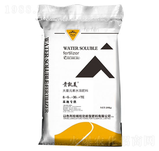 大量元素水溶肥料8-6-36+TE-貴凱美-宏正大肥業(yè)