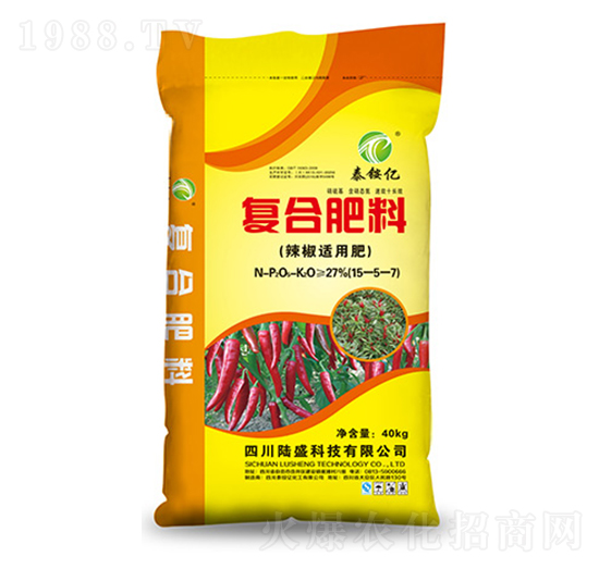 辣椒適用復(fù)合肥料15-5-7-泰銨億-陸盛科技