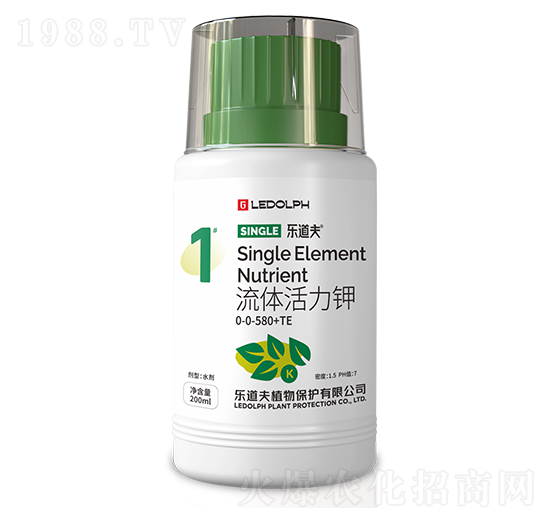 流體活力鉀0-0-580+TE-樂道夫
