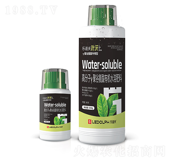 高分子γ-聚谷氨酸有機水溶肥料-葉沃-樂道夫
