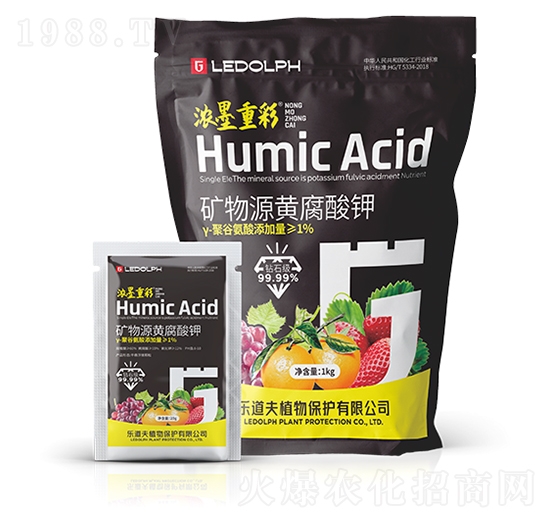 礦物源黃腐酸鉀-濃墨重彩-樂道夫