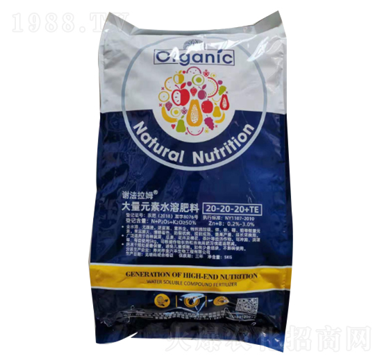 大量元素水溶肥料20-20-20+TE-海法拉姆-億萬(wàn)農(nóng)