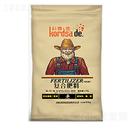 黃腐酸鉀復(fù)合肥16-12-18-科賽德-中黃特肥