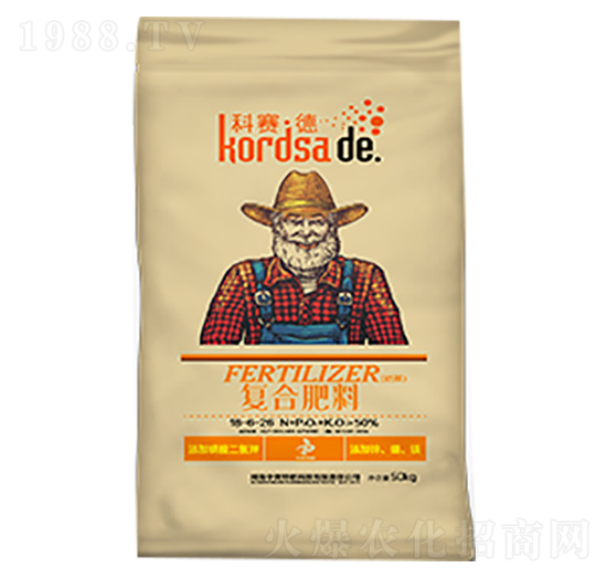 黃腐酸鉀復(fù)合肥18-6-26-科賽德-中黃特肥