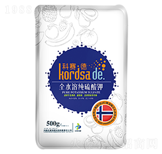 500g全水溶純硫酸鉀-科賽德-中黃特肥