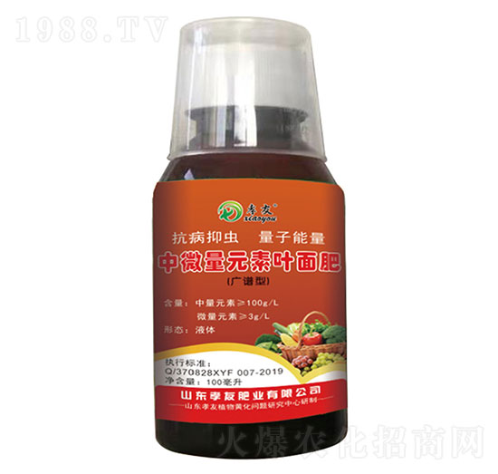中微量元素葉面肥-孝友