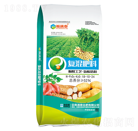 復(fù)混肥料18-10-24-福滿秦-滿泰化肥