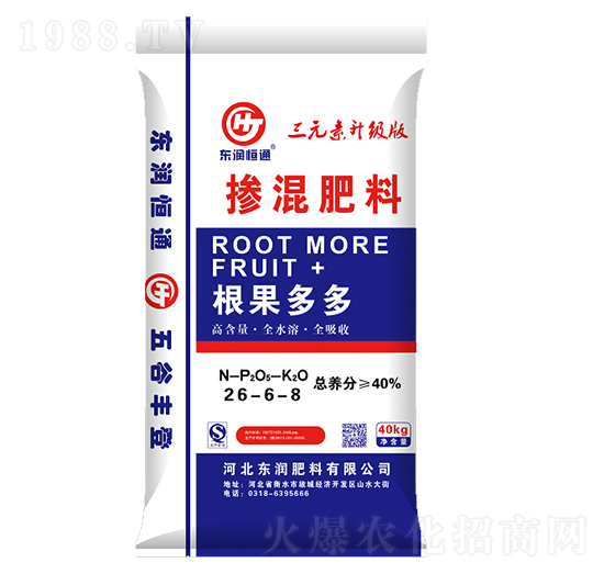 摻混肥料26-6-8-根果多多-東潤(rùn)肥料