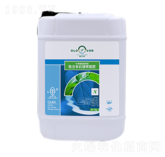 5kg礦源黃腐酸鉀型歐蘭有機緩釋氮肥-歐蘭沃