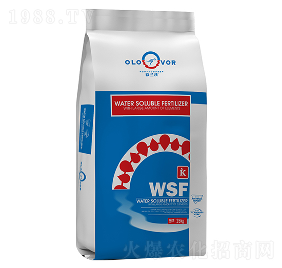 25kg大量元素水溶肥料13-8-40+2Mg+TE-歐蘭沃