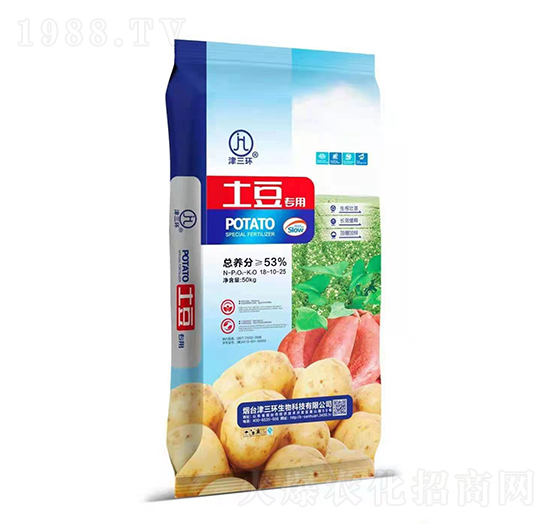 土豆專用復合肥料18-10-25-津三環(huán)
