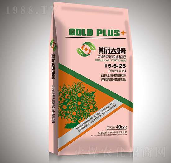 功能型顆粒水溶肥15-5-25-斯達(dá)姆-金倍豐