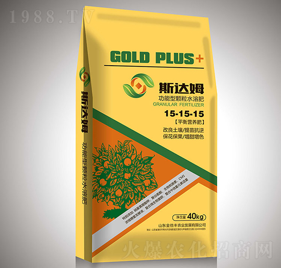 功能型顆粒水溶肥15-15-15-斯達(dá)姆-金倍豐