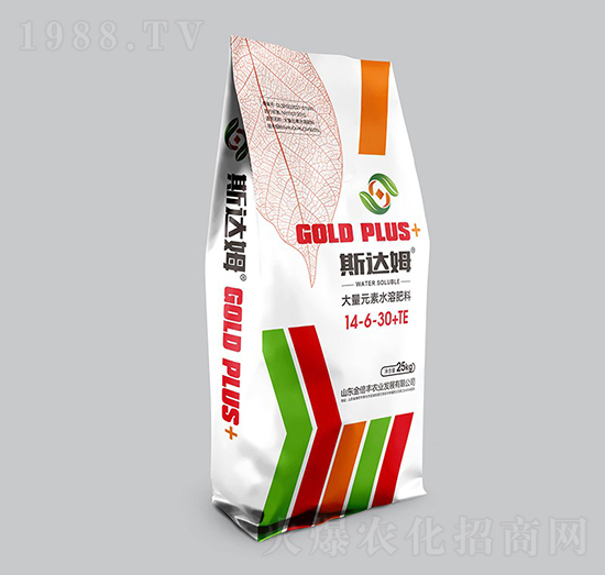 大量元素水溶肥14-6-30+TE-斯達姆-金倍豐