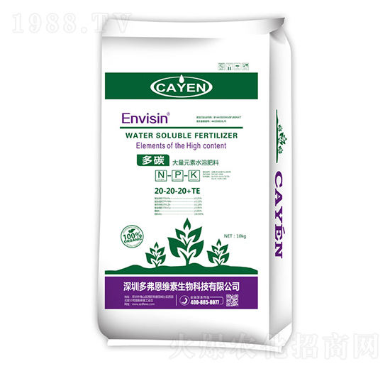 多碳·大量元素水溶肥20-20-20+TE-多弗恩維素
