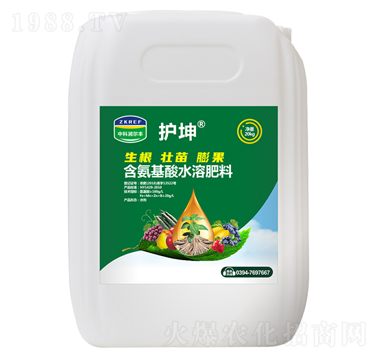 含氨基酸水溶肥料（桶）-護坤-中科潤爾豐