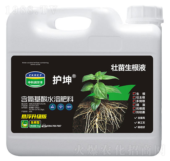 5kg壯苗生根液-護坤-中科潤爾豐