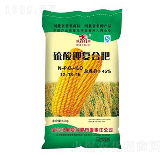 硫酸鉀復合肥12-18-15-威獅-中湖農業(yè)