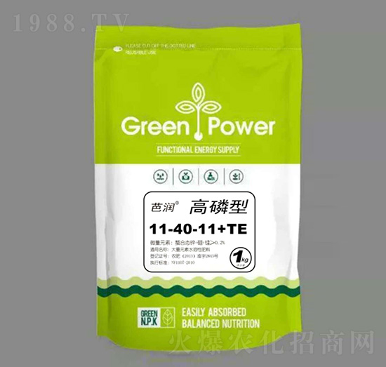 高磷型大量元素水溶肥料11-40-11+TE-芭潤-誠成生物