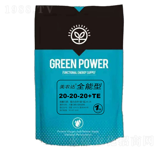 全能型大量元素水溶肥料20-20-20+TE-美農(nóng)達-誠成生物