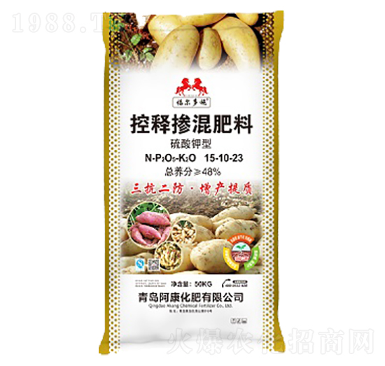硫酸鉀型控釋摻混肥15-10-23-阿康化肥