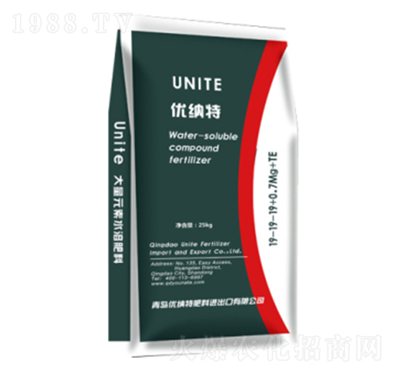 水溶肥料19-19-19-0.7Mg+TE-優(yōu)納特-苒韻農(nóng)業(yè)