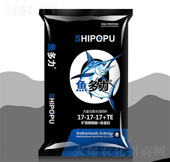大量元素水溶肥17-17-17+TE-礦源腐植酸+魚蛋白-魚多力-?；? style=