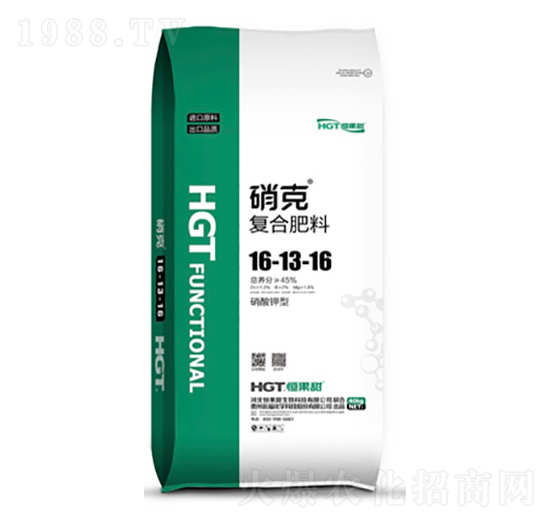 復(fù)合肥料16-13-16-硝克-恒果甜