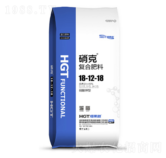 復(fù)合肥料18-12-18-硝克-恒果甜