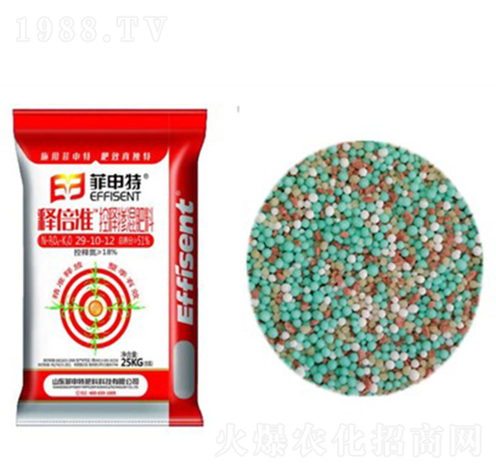 控釋摻混肥料29-10-12-釋倍準(zhǔn)-菲申特