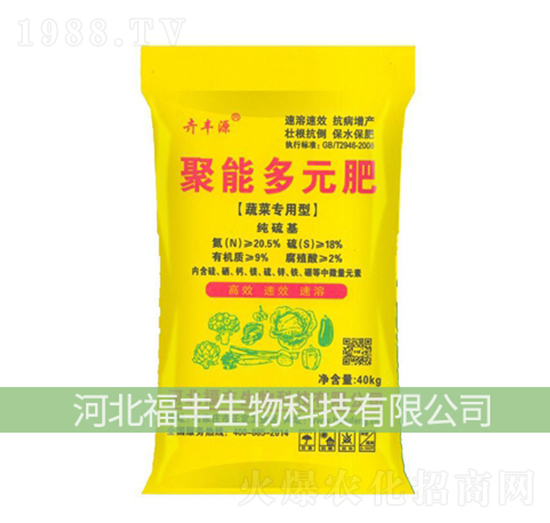蔬菜專用聚能多元肥-福豐生物