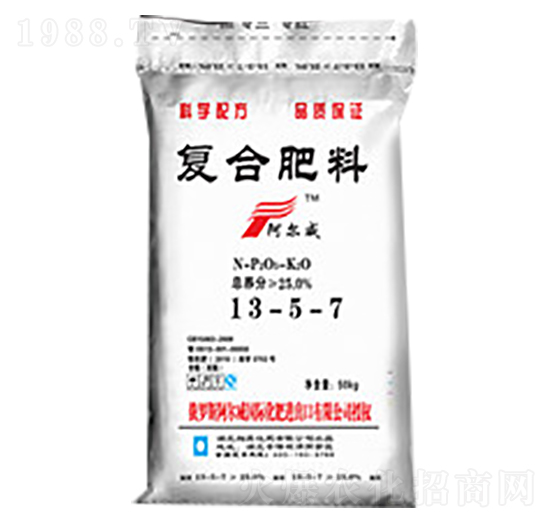 復合肥料13-5-7-阿爾威-翔農化肥