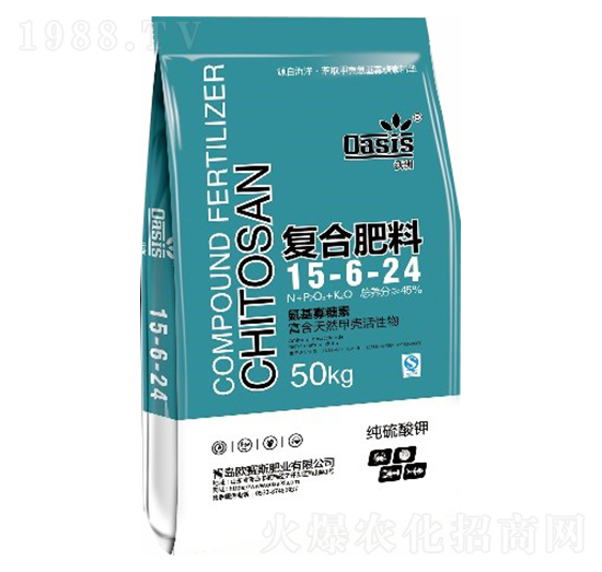 甲殼氨基寡糖素復(fù)合肥（經(jīng)濟(jì)作物版）15-6-24-沃洲-歐賽斯
