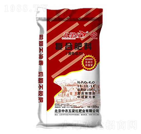 54%復(fù)合肥料18-18-18-五梁紅