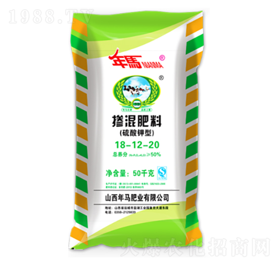 硫酸鉀型摻混肥18-12-20-年馬肥業(yè)