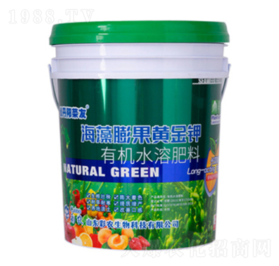 有機水溶肥料-海藻膨果黃金鉀-綠丹陽菜彩