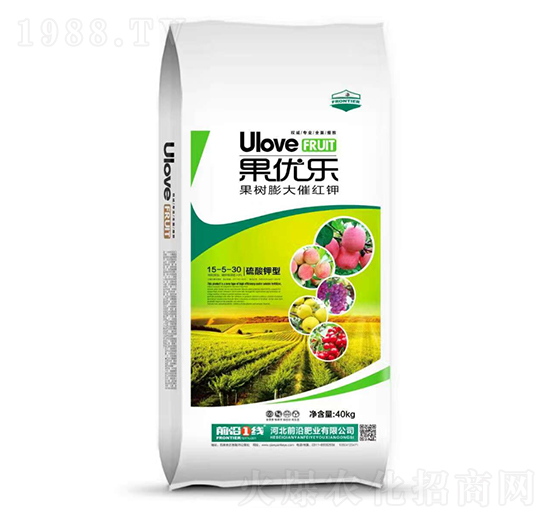 硫酸鉀型果樹膨大催紅鉀15-5-30-果優(yōu)樂(lè)-前沿肥業(yè)
